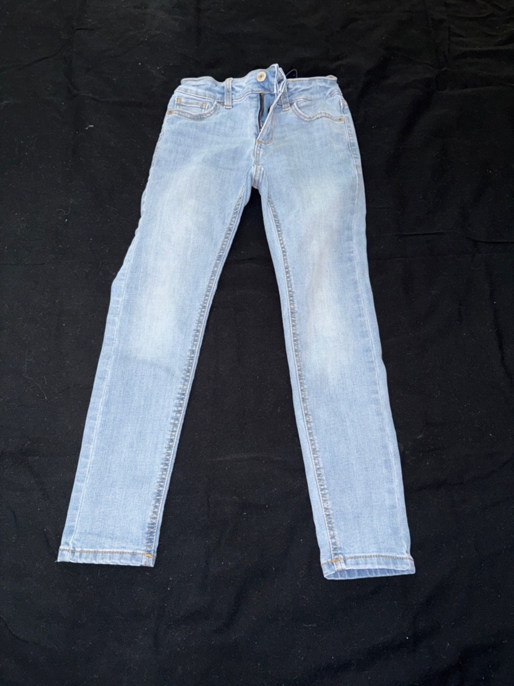 Kids Light Wash Stretch Denim Jeans - Classic Everyday Style